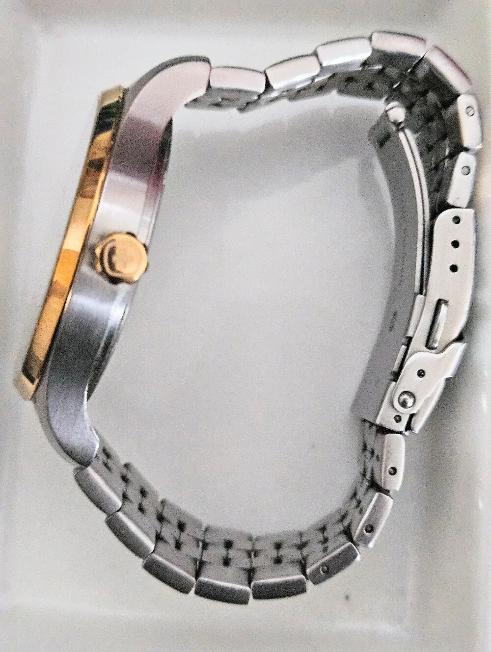 WENGER SWISS MILITARY TWO-TONE STAINLESS STEEL WATCH